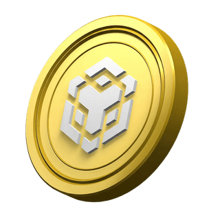 Motif ornemental associé à la pièce Binance BNB dans la section de confiance de la communauté