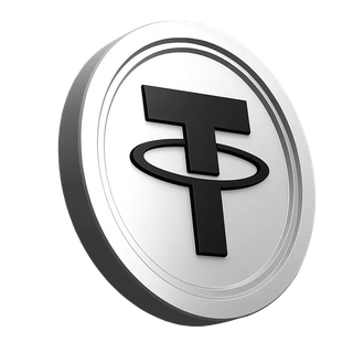 Icône de la pièce Tether USDT affichée dans la section de confiance de la communauté de trading